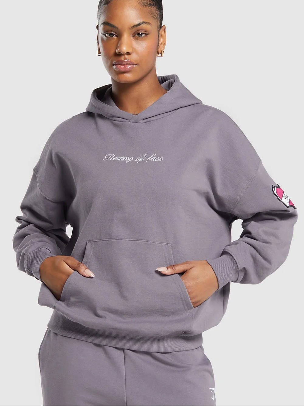 Gymshark RARE TATTOO OVERSIZED HOODIE Oversized Fit Women's Small
